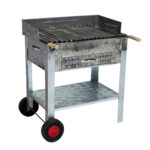 MTH-151 Çekmeceli Pervazlı Lama Izgaralı Mangal (2 Tekerlekli)