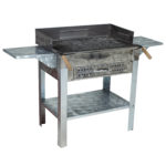 MTH-160 Pervazlı Kanatlı Çekmeceli Maltız Izgaralı Mangal