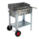 MTH-169 Pervazlı Lama Izgaralı Mangal (2 Tekerlekli)