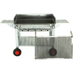 MTH-292 Maltız Izgaralı Pervazlı Kanatlı Lüx Mangal (4 Tekerlekli)