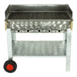 MTH-282 Maltız Izgaralı Pervazlı Mangal (2 Tekerlekli)