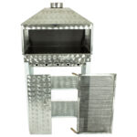 MTH-242 Davlumbazlı Bacalı Maltız Izgaralı Mangal