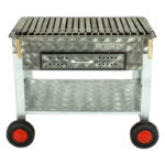 MTH-309 Lama Izgaralı Çekmeceli Mangal (4 Tekerlekli)