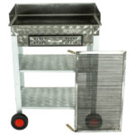 MTH-336 Maltız Izgaralı Çekmeceli Pervazlı Mangal (4 Tekerlekli)