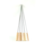 10 ADET 1.KALİTE AĞAÇ SAPLI ŞİŞ 60 CM