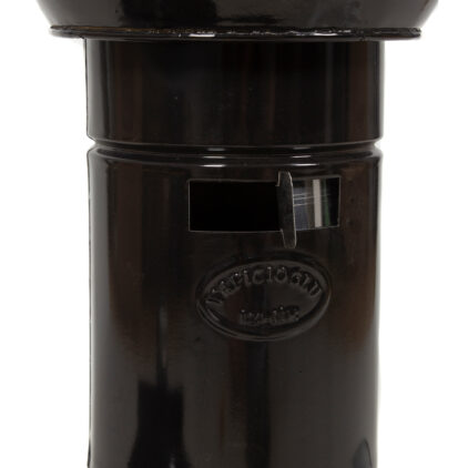 KAPAKLI EMAYE MANGAL BARBEKÜ BORU TİPLİ ÇİFT HAVALANDIRMALI - Görsel 7